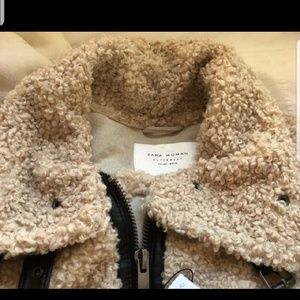Zara Shearling coat